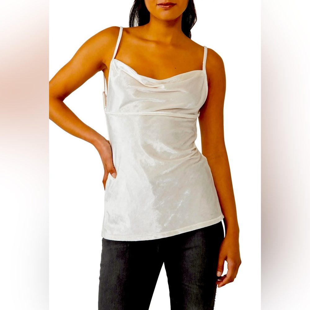 Free People All Night Velvet Camisole